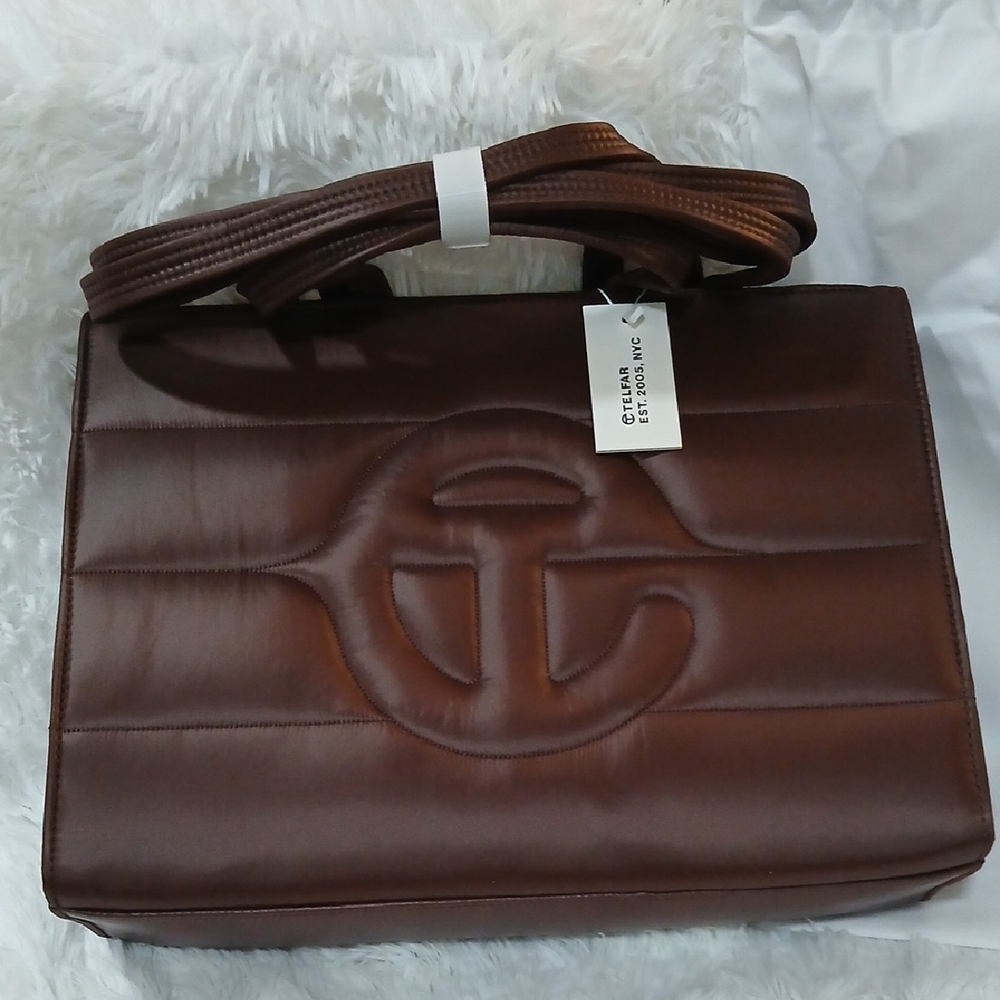 NWT Telfar Rich Brown Tote Bag MEDIUM #179